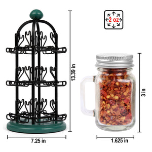 Orii Adrinova 24 Jar Revolving Tower Spices Rack