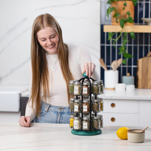 Orii Adrinova 24 Jar Revolving Tower Spices Rack